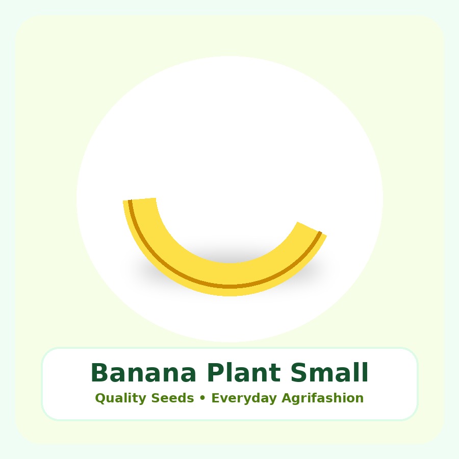 Banana Plant Small Nursery Bag